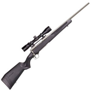 Savage 110 Apex Storm XP Bolt Action Rifle .204 Ruger 20" Stainless Steel Barrel 4 Rounds DBM Vortex Crossfire II 3-9x40 Riflescope AccuTrigger Synthetic Stock Matte Black Finish