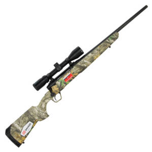 Savage Axis II Compact Bolt Action Rifle 6.5 Creedmoor 20" Sporter Profile Barrel 4 Rounds Detachable Box Magazine AccuTrigger Realtree Edge Synthetic Stock Matte Black Finish