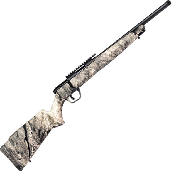 Savage B17 FS-VR 17 HMR Bolt Action Rifle 16.5" Heavy Barrel 10 Rounds Synthetic Stock Mossy Oak Overwatch Camo