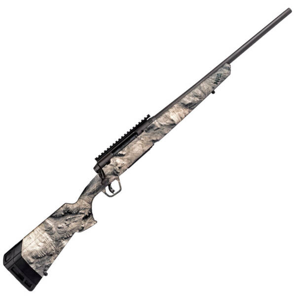 Savage Axis II Overwatch .243 Winchester Bolt Action Rifle 20" Barrel 4 Round Detachable Box Magazine Synthetic Stock Mossy Oak Camouflage/GrayFinish