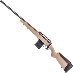Savage 110 Tactical Desert Left Handed 6.5 Creedmoor Bolt Action Rifle 24" Heavy Threaded Barrel 10 Rounds FDE Synthetic Adjustable AccuFit AccuStock Black Finish
