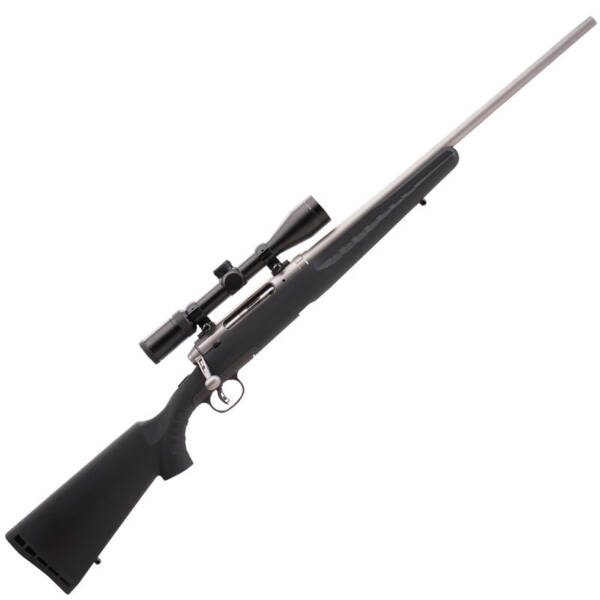 Savage Axis XP 350 Legend Bolt Action Rifle with 3-9x40 Scope 18" Barrel 4 Rounds Detachable Box Magazine Synthetic Black Stock Stainless Barrel