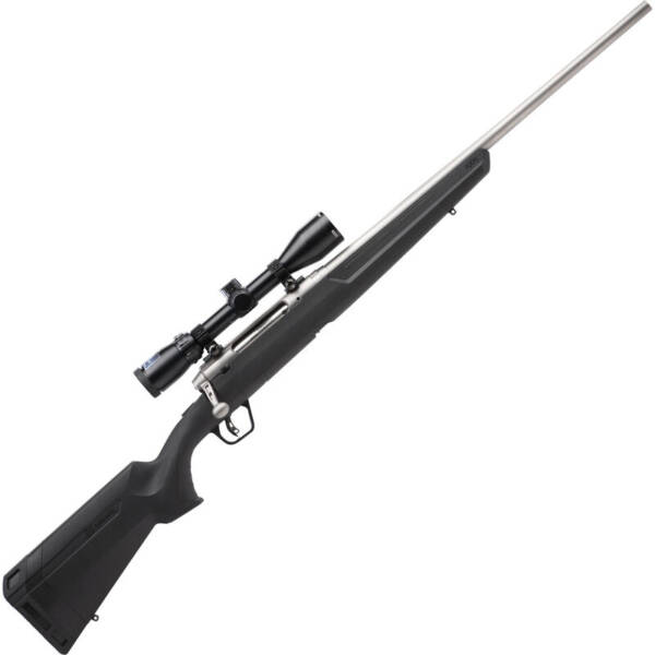 Savage Axis II XP Stainless Package Bolt Action Rifle .223 Rem 22" Barrel 4 Rounds with 3-9x40 Scope Matte Stainless Finish