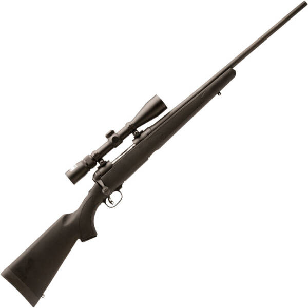 Savage 11 Trophy Hunter XP Compact .243 Win Bolt Action Rifle 20" Barrel 4 Rounds Synthetic Stock Matte Finish Nikon 3-9x40 Scope