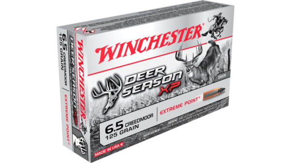 Winchester DEER SEASON XP 6.5 Creedmoor 125 grain Extreme Point Polymer Tip Centerfire Rifle Ammunition 500 RDS